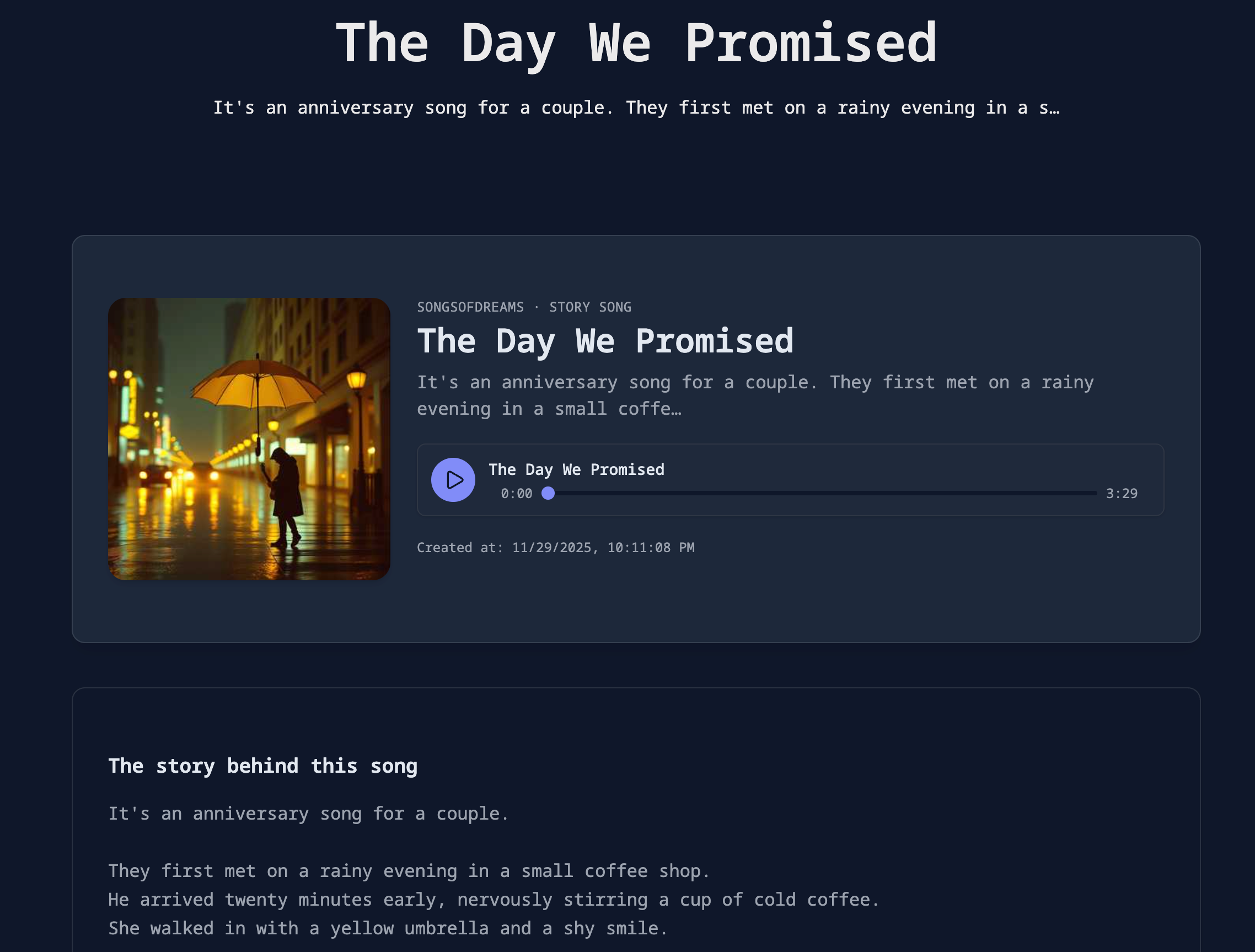 What is SongsOfDreams